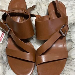 Lauren Ralph Lauren cognac sandals